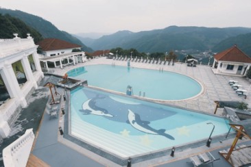 冬日溫泉哪里泡溫州有一連云谷溫泉度假村深處大山里的圣地
