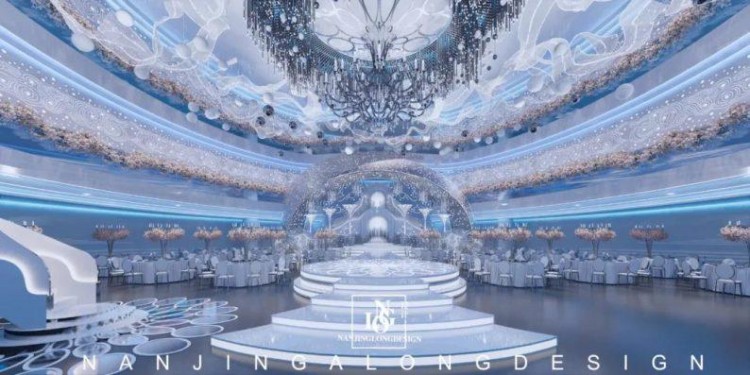 婚禮堂發(fā)布：阿龍設計！軟裝800萬淮安鼎立國際大酒店