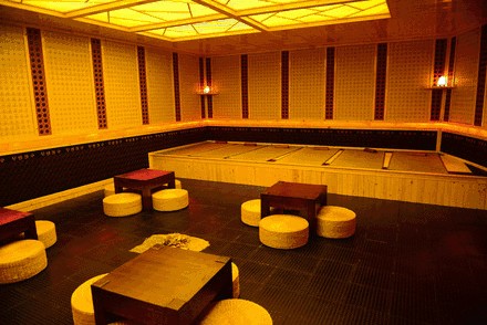 「保定金海湯泉」69.9元搶2大1小門票~溫泉汗蒸自助餐