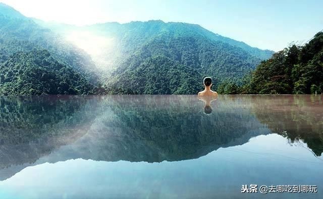 88搶郴州莽山森林溫泉泡高空無邊溫泉賞莽山觀醉美日落云海