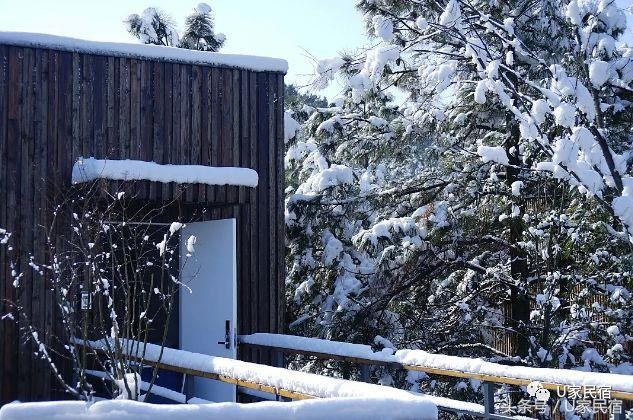 冬天就是要在隱居森林中竹海雪野里來一場溫泉SPA