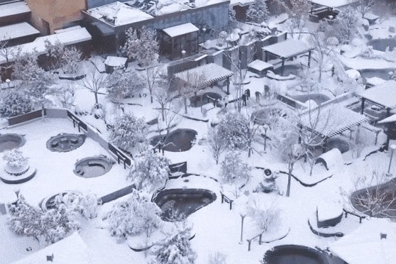 河北旅游：雪中泡泉沉浸式SPA華中小鎮(zhèn)賞雪游玩度假全攻略