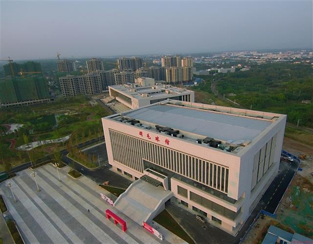 湖北最大體量羽毛球館開館試運營可供國家隊集訓(xùn)可承接國際賽事